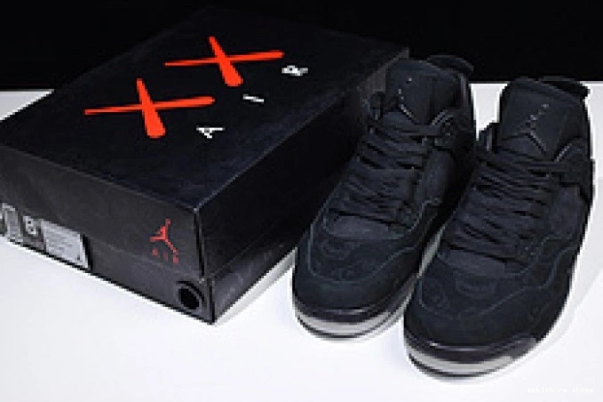 Rep Jordan Air kaws 930155 4 retro 001 Nike black 0819